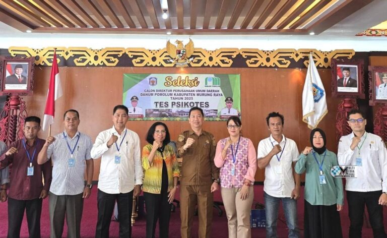 Kegiatan ini digelar di Aula Cahai Ondhui Tingang, Kantor Bupati Murung Raya, Senin (19/5/2025).