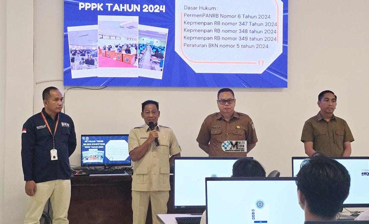 Bupati Heriyus Beri Motivasi Peserta Seleksi PPPK Murung Raya