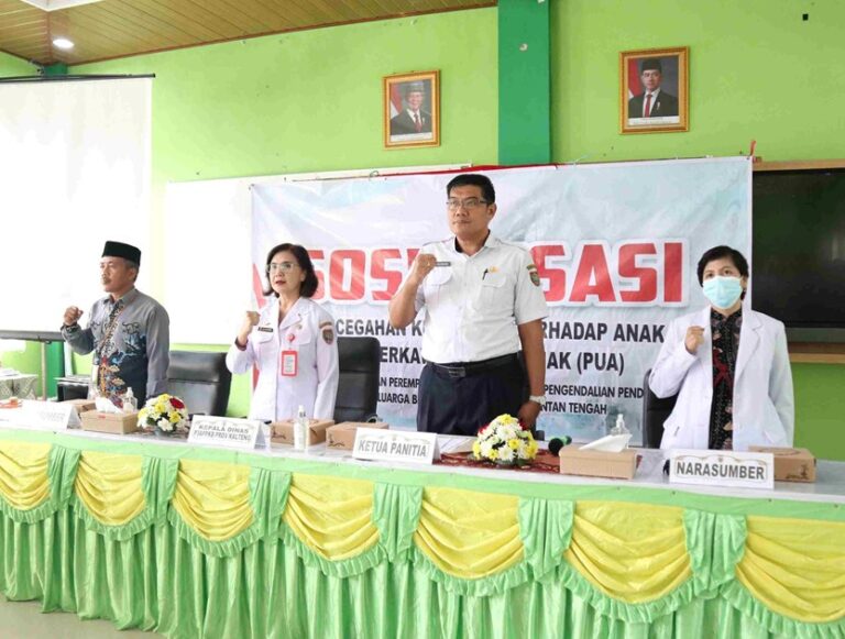 Kegiatan dihadiri oleh Kepala Dinas P3APPKB Kalteng, Linae Victoria Aden