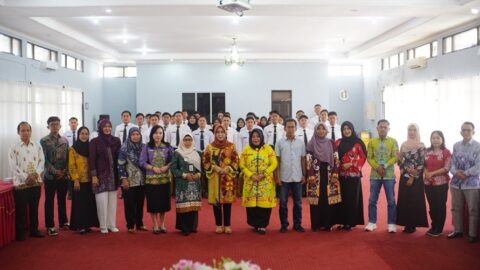 Penutupan pelatihan berlangsung khidmat di Aula BPSDM Kalteng