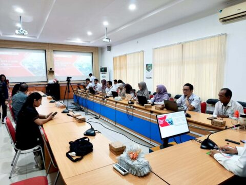 Badan Pusat Statistik (BPS) Provinsi Kalimantan Tengah merilis Berita Resmi Statistik (BRS) Triwulan II Tahun 2025 di Ruang Vicon BPS Kalteng
