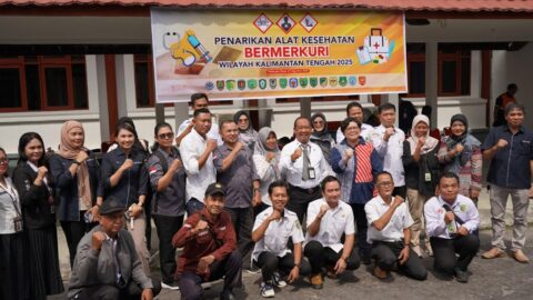 Dinas Lingkungan Hidup (DLH) Provinsi Kalimantan Tengah mendukung penuh pelaksanaan penarikan alat kesehatan (alkes) bermerkuri dari seluruh fasilitas layanan kesehatan di wilayah Kalteng